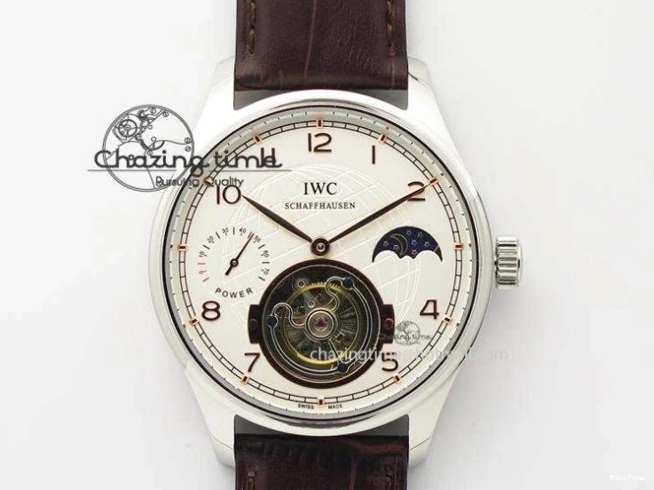 MIROTIME 0715 Portuguese Real PR RG IW5007 ZF 1:1 Best Edition Black Dial On Black Leather Strap A52010 V FreshLook 7304